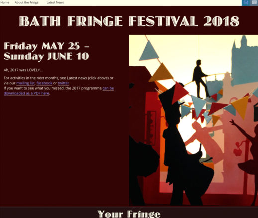 Bath Fringe Festival 2018