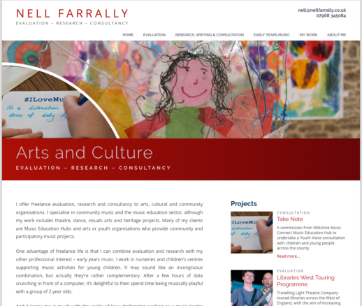 Nell Farrally Arts Consultant
